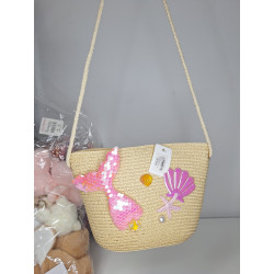 Bolso de rafia niña