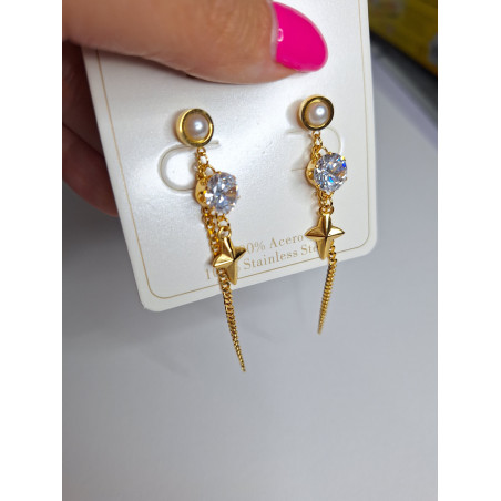 Pendientes con cadenita