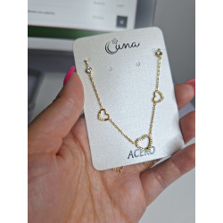 Collar Corazones