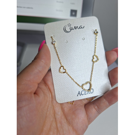 Collar Corazones