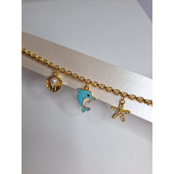 Pulsera Delfín Acero