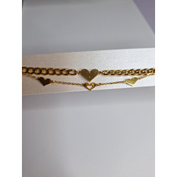 Pulsera Corazones