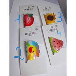 Pinzas para el pelo Frutales
