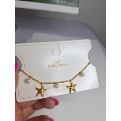 Pulsera Estrellas Acero