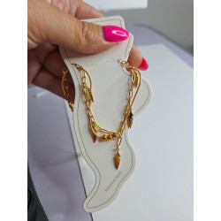 Pulsera para el pie Acero