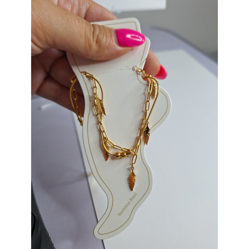 Pulsera para el pie Acero Pulsera para el pie Acero