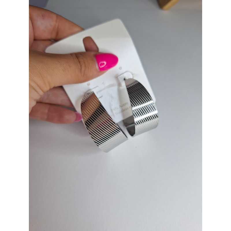 Pendientes Aros Acero Pendientes Aros Acero