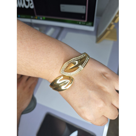 Brazalete Hojas Acero