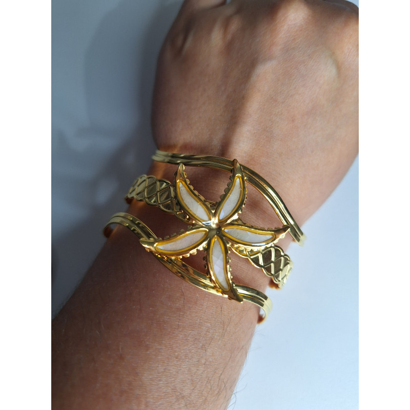 Brazalete Flor Marina 2 Acero Brazalete Flor Marina 2 Acero