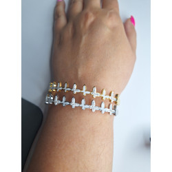 Brazalete de Mariposas 05 Acero