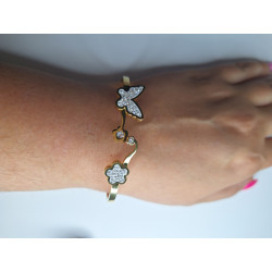 Brazalete Mariposa 06 Acero
