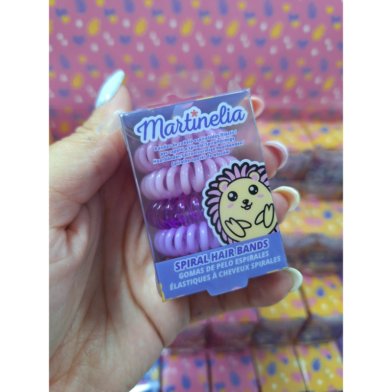 Gomas para el pelo en espiral  Martinela