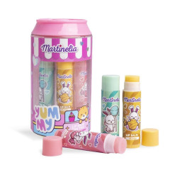 Pack 3 Bálsamos Labiales en Lata Yummy Martinelia