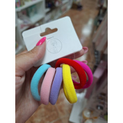 Gomillas para el pelo de colores