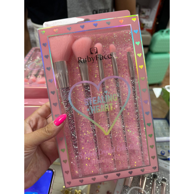 Set de brochas con neceser Set de brochas con neceser