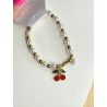 Pulsera Cereza Acero