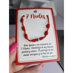 Pulsera 7 nudos ojo