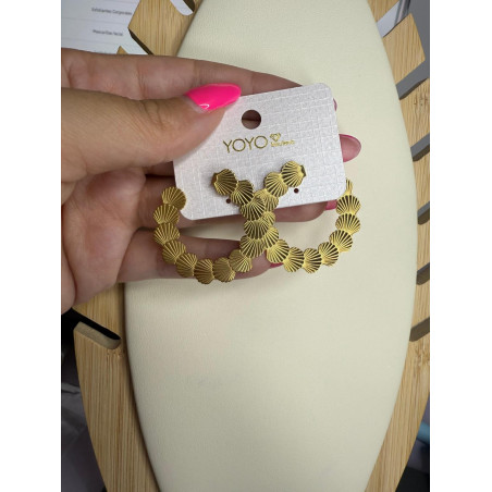 Aros Conchas Acero