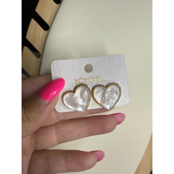 Pendientes Corazones Acero