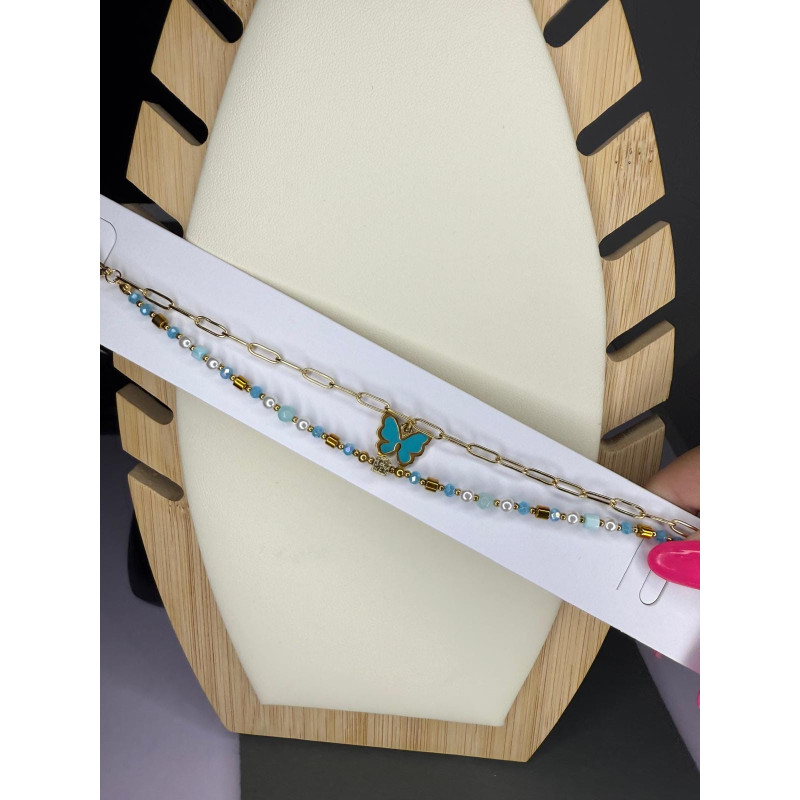 Pulsera Mariposa en Acero Pulsera Mariposa en Acero