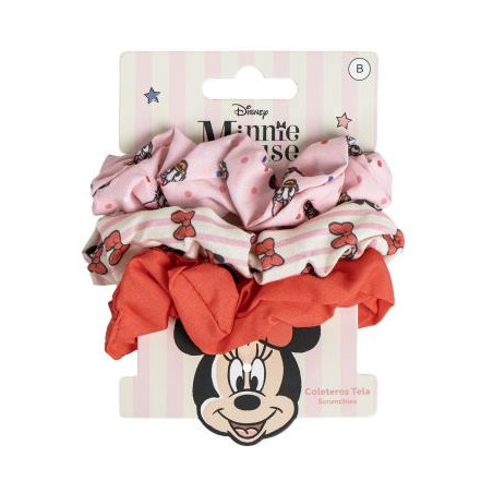 Coletero  Minnie de Tela 3 Piezas