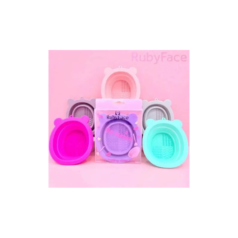 Limpiador de brochas plegable Ruby face
