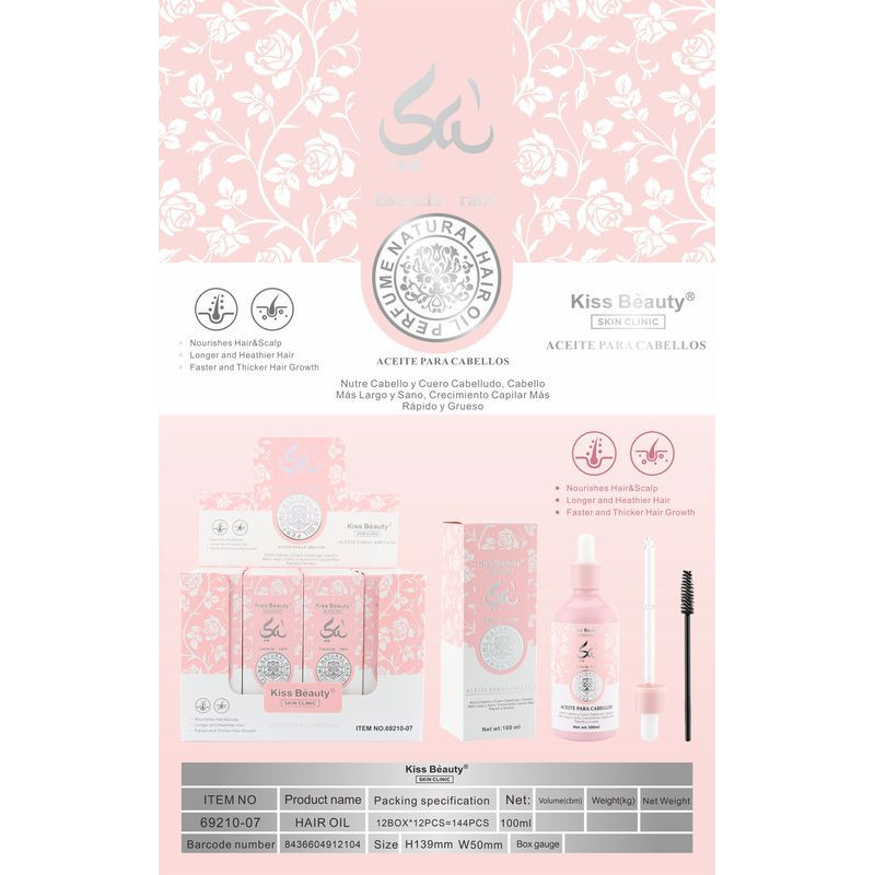 Aceite para el cabello con Esencia Árabe 100 ml