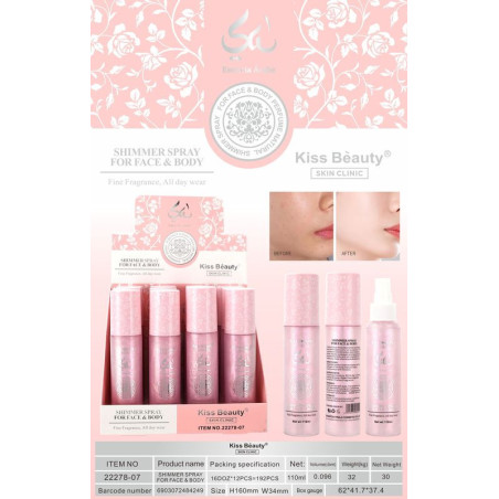 Spray con brillo Inspiración a yara