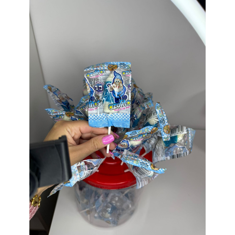 Piruleta pitufo 3D Azulito