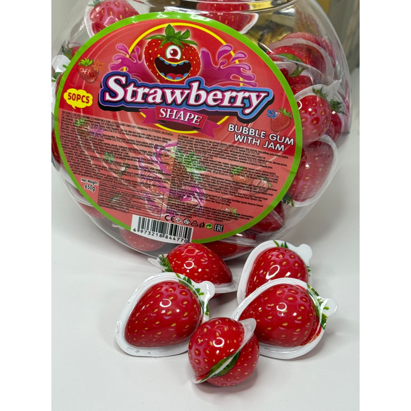 Strawberry bubble gum