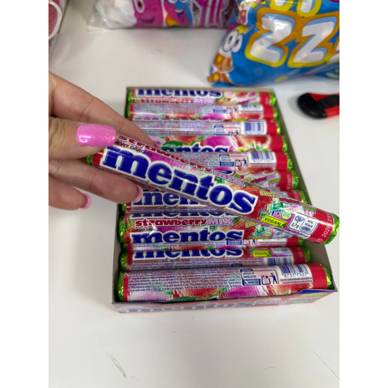 Mentos Rodillo Fresa