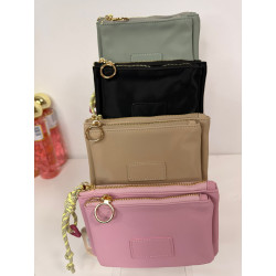 Monedero dos cremalleras