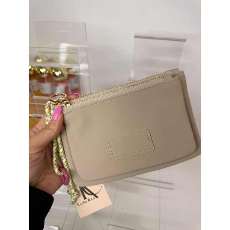 Monedero dos cremalleras