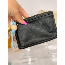 Monedero dos cremallera polipiel