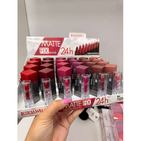 Barra de labios Fija Matte 24 h