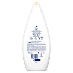 Dove Gel de Baño Seda Nutritiva, Con crema hidratante 720ml