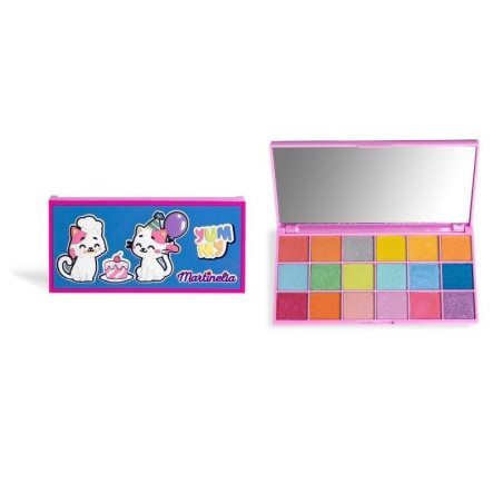 Paleta de sombras infantil efecto engomado yummy