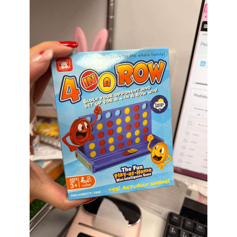 Juego mini 4 en linea 30,7x16,9x12,7 cm