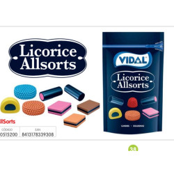 Bolsa surtido gominola de regaliz  180 G