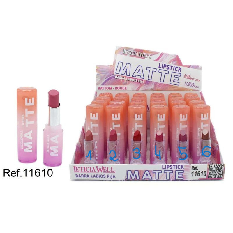 Barra de labios Matte Con alta cobertura