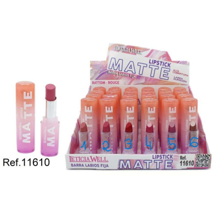 Barra de labios Matte Con alta cobertura