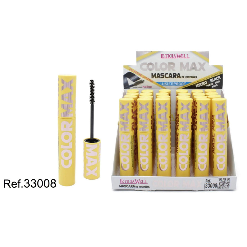 Mascara de pestañas color max