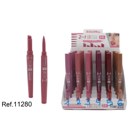 Barra de labios con perfilador 24 h