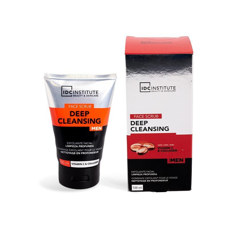 Exfoliante facial limpieza profunda para  hombre con vitamina C y colágeno 50 ml