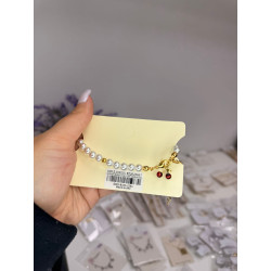 Pulsera perlas. Acero