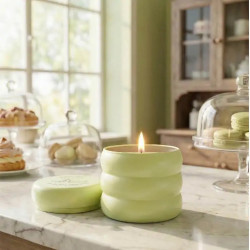 Velas Aromáticas Pâtisserie Pistachio Macaron