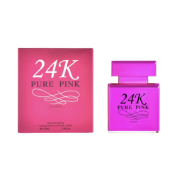 Agua de perfume con vaporizador para mujer 24 k pure pink 100 ml