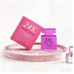 Agua de perfume con vaporizador para mujer 24 k pure pink 100 ml