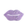 Parches hidratantes de Gel Con Purpurina Lila para labios