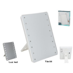 Espejo bar led con soporte 17x4,5x23 cm